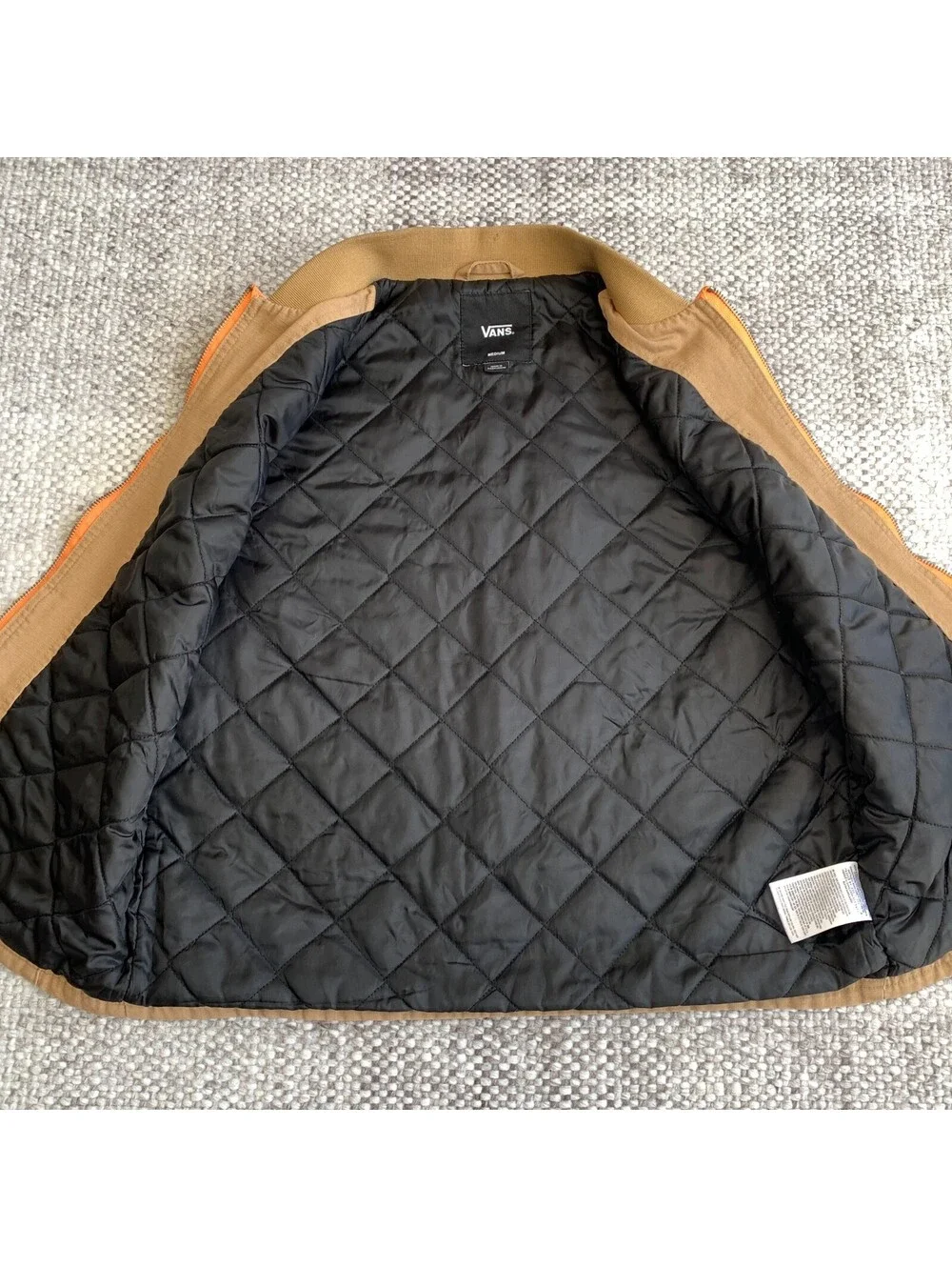 LIMITED EDITION : VANS Lizzie Armanto Ripstop Vest with Orange Trim - Medium